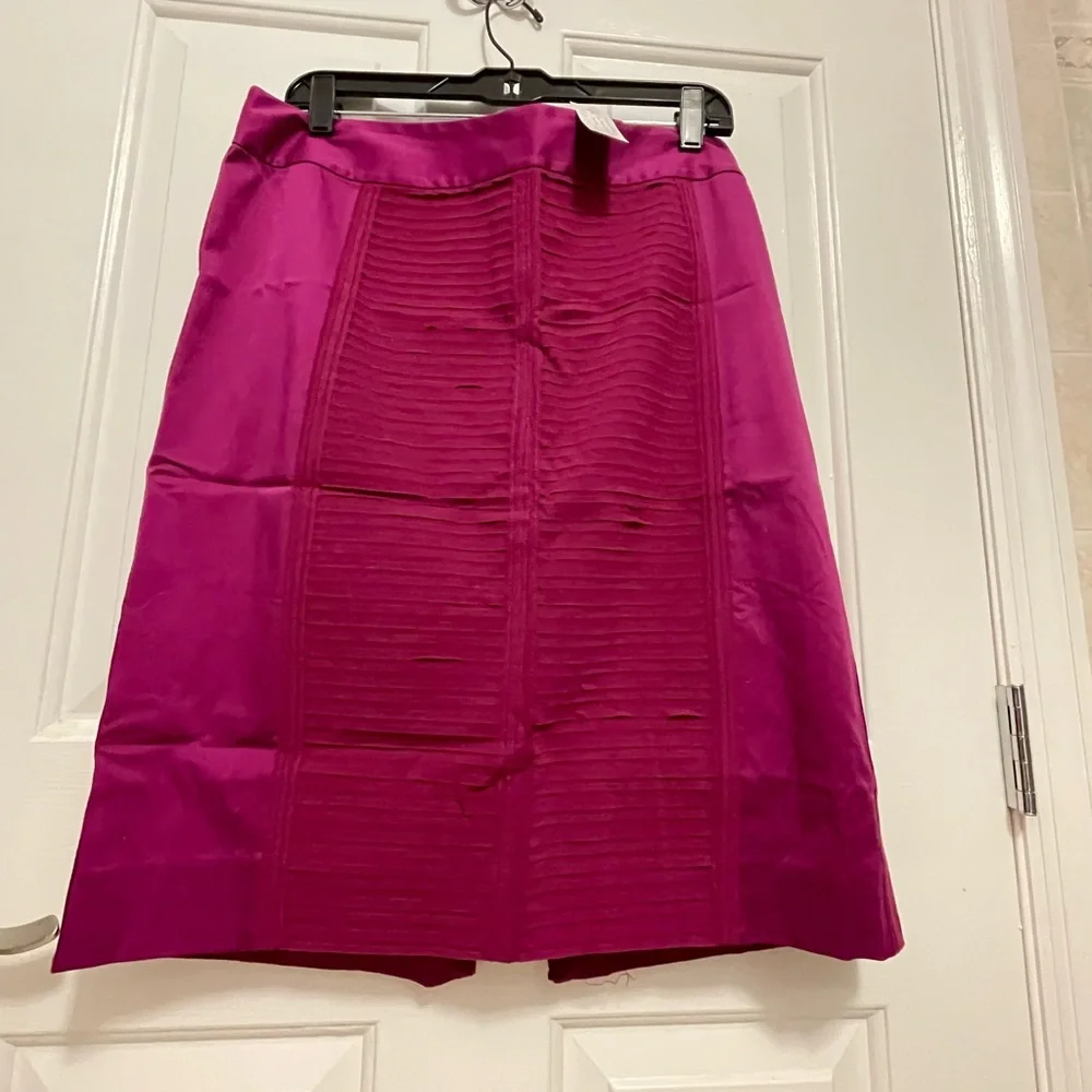 White House Black Market pink/mauve size 14 pencil skirt - Picture 9 of 10